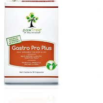 고양이영양제 pawTree Gastro Pro Plus - 개와 고양이를 위한 프로바이오틱스 프리바이오틱스 및 소화 효소 보충제 위장 완화 장 장애 나쁜 가스 에 도움 애완동물 건, [01] 30개