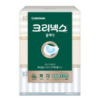 크리넥스 클래식 천연펄프 미용티슈 2겹, 6개입, 23개