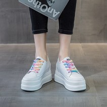 여자 통굽 운동화 발편한 키높이 신발 플랫 수제화 슈즈 데일리