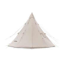 Naturehike 원폴 텐트 TC 소재 코튼 사양 방수면 캔버스 가족 캠프 텐트 캠프 4 시즌 코튼 벨 텐트