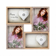 갤러리 우드 사진액자 4x6 벽걸이 분할 액자세트, 상세페이지 참조