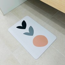 Beliver 빨아쓰는 소프트 규조토 발매트 플랑 주방 욕실, 01. 플랑 핑크