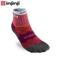 남여공용양말 INJINJI 발가락양말 두꺼운 보온 트래킹 등산 크로스컨트리 두겹 내 밖에 줄 있다 방수 2337368145, 크랜베리 (여성 )크랜베리 (여성 )