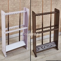 거치대 당구대 홀더 포켓볼 진열대 걸이 큐꽂이, 더블 24홀 카멜레온과 화이트 주문메모 컬러(기본적으로