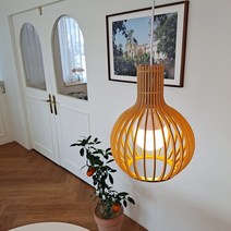 인테리어 조명갓 커버 우드 식탁등 라탄 조명 주방 팬던트 레일 전등, 호리병 펜던트+화이트 레일용 전등기구