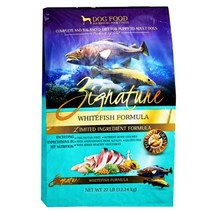 지그니쳐 전연령 화이트피쉬 포뮬라 강아지 사료, 1개, 12.24kg