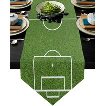 EPL공인구 epl공인구21~22 2022 축구공 축구 공 축구장 테이블 러너 현대, 6pcs 테이블 매트