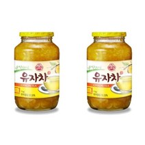 오뚜기유자차2kg (1kg2병), 1kg, 2개