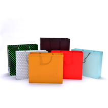 [가람팩] 코팅 쇼핑백 다양한 사이즈 및 색상 50장/100장, 코팅 정3호 금색 50장