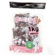 댕이네맛집 오리 큐브 강아지 대용량간식, 5팩, 1kg