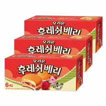 오리온 딸기 후레쉬베리, 168g, 3박스