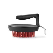 아웃셋 나일론 피자 스톤 브러쉬, 1개, Black + Red