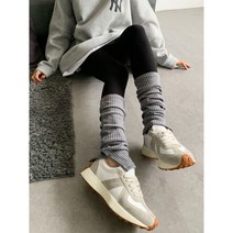 [크림베이지] 골지 트임 요가 필라테스 캐주얼 레그워머