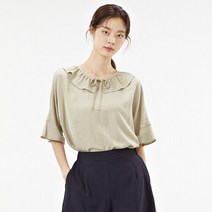 체이스컬트 여성 프릴넥 풀오버 블라우스-ABRG5547D0V