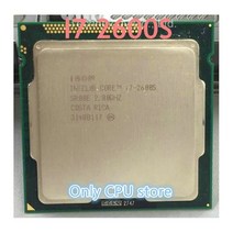 인텔 코어 i7 2600S i7-2600S CPU 프로세서 쿼드 (2.7Ghz L3 = 6M65W) 소켓 LGA 1155 데스크탑 (작동 100% )