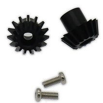 피니언기어 7075 수준의 합금 차동 피니언 기어 2 개 Rc 취미 모델 자동차 1/18 Wltoys A959 K929 A5, 01 Black