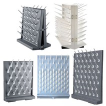 초자건조대 초자대 초자걸이 실험실용품 PP 초재건조대(내화학성 내산성) 검증된 실험실 제품, WJH0362A 특대형(단면벽부형)