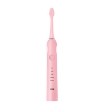 인덕션 충전식 음파 전동칫솔 자기부상 5단 파워시니어 전동칫솔 발렌타인 선물, 핑크