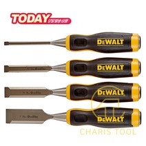 DEWALT 디월트 목공용 끌 세트 DWHT16063 4PCS 6 12 18 25mm 조각칼 평끌 목공끌 조각끌 끌세트 목공구 수공구 목공용끌 조각기 조각도 홈파기 카리스툴, 4개