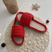 도두리 DIY 손뜨개 코바늘 뜨개질 실내화 취미 만들기 키트 패키지 뜨기 - 동영상제공, 블랙골드, 230mm