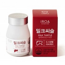 이로아 밀크씨슬 500mg x 60정 - 간건강 영양제