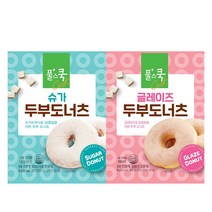 풀무원 글레이즈두부도너츠 50g 8개+슈가 두부도너츠 45g 8개 FD270, 글레이즈도너츠 8개+슈가 두부도
