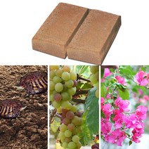 수경 재배 650g 천연 식물 코코넛 섬유 벽돌 파충류 도마뱀 거북이 뱀 침구 원예