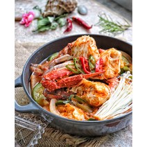 맛집밀키트 캠핑음식밀키트 꽃게탕 국내산꽃게 6시내고향방영된집, 중간맛(1.5인분)