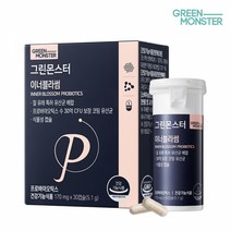 [올댓뮤즈 다솜 pick] 그린몬스터 특허받은 질 유래 유산균 이너블라썸 1박스 (1개월분), 단품, 단품