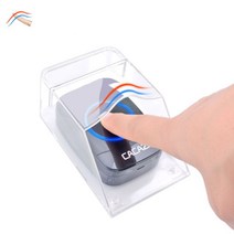 초인종 무선 도어 벨 링 차임 버튼 투명 송신기 발사기에 대한 방수 커버 폭우 눈, 없음