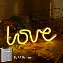 카페 조명 야외 실내 캠핑 딸기 모양 테이블 네온 사인 램프 침대 머리맡 야간 크리스, love warm