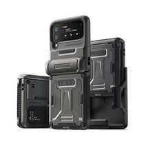 VRS DESIGN Terra Guard 액티브 갤럭시 Z 플립 4 5G(2022)용 멀티 클립이 있는 프리미엄 내구성 반자동 힌지 보호 케이스