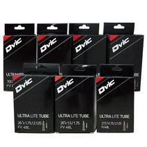 디빅 울트라라이트 자전거튜브 26인치 27.5인치 700C, 사이즈:26x1.5/1.75, 단품