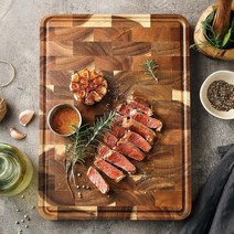 티크 편백 나무 원목 월넛 도마 아카시아 커팅 보드 컷 빵 과일 고기 품질 주방 블록 미끄럼 방지 주방 도구, 35x25x2.6cm