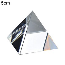 OEM 크리스탈 피라미드 유리 공예품 홈 인테리어, 5cm