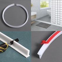 싱크대물튀김방지 화장실물막이 물넘침방지턱 실리콘물막이 100CM