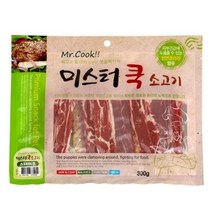 미스터쿡 강아지 간식 스테이크, 소고기, 300g, 36개