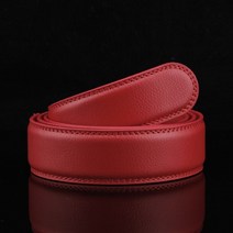 자동버클 교체용 가죽 벨트띠(레드) 가정용 업소용 도매 추천