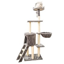 SYS 고양이 5층 캣타워 50*35*138cm, 그레이