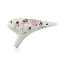 OcarinaWind 12홀 세라믹 오카리나 핸드 페인팅