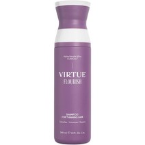 VIRTUE 가늘어지는 모발을 위한 Flourish 샴푸 가는 모발 볼륨화 -미국직송