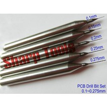 도마세트 실리콘도마 대나무도마무료 배송 5pc 0.1 0.275mm CNC 인쇄 회로 기판 드릴 비트 세트 PCB 드릴, 한개옵션0