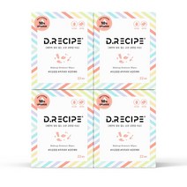 [디레시피] 세안이 필요없는 순한 클렌징티슈(22매) 여행용 개별포장, 22매, 4개