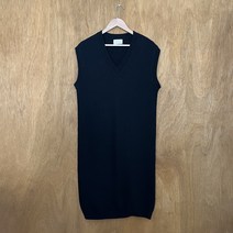 온도바이헤이 제작 고퀄리티 겨울 캐시미어 베스트 조끼 니트 롱원피스