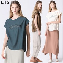 리스트 유니크 COTE 레터링 티블라우스 택가격 108000원