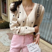 미아마스빈_쥬빌레 하트 가디건