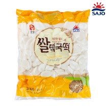 사조오양 쌀떡국떡 3kg, 상세페이지 참조