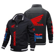 2022 Spring Autumn New Honda Wing HRC Print Men Jacket Casual Women Windbreake Motorcycle Clothing R, [05] 2XL, [01] 6DF77M20222111Q