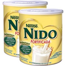 Nestle Nido NIDO Fortificada Dry Milk 네슬레 니도 홀 밀크 파우더 전지 분유 위드 비타민&미네랄 칼슘 철분 아연 함유 뉴트리션 음료 선물용 1.6kg 2팩