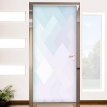 bc632-그라데이션모자이크 현관문시트지 3.퍼플, 단품